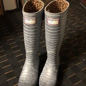 Hunter x Jimmy Choo boots